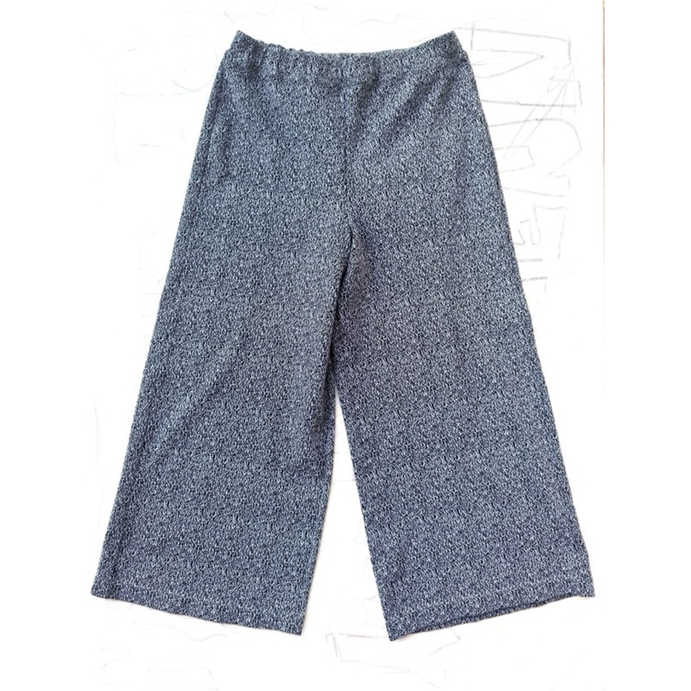 Women's Wide Leg Pants in Black and Gray